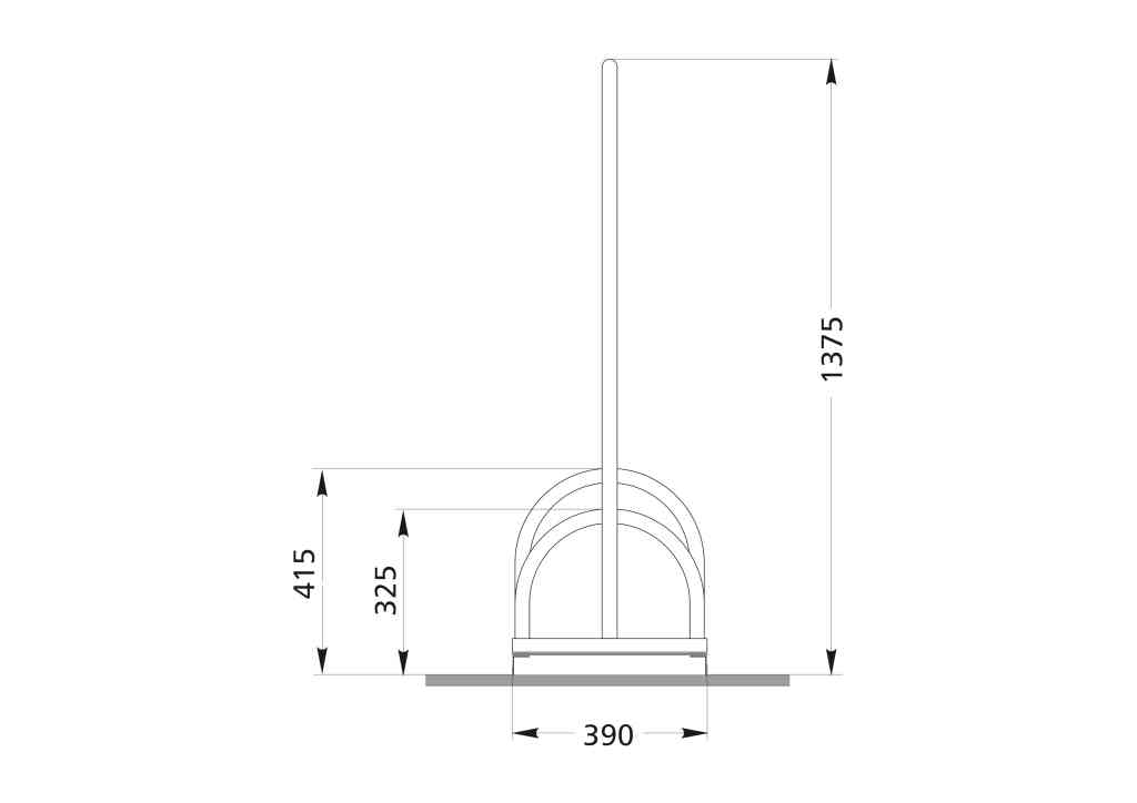 Werbe-Fahrradständer RW 5000